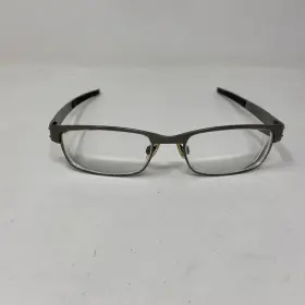 Oakley Nb41 Metal Plate Brushed Chrome Eyeglasses 53 18 140 22-199 Frame Only