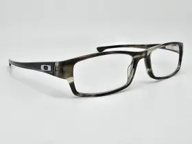 Ox1066-0253 Oakley Servo Grey Tortoise Eyeglasses Frame With Flexhinge 53-18-140