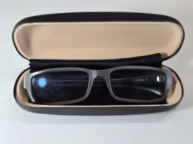 Ox1066-0555 Oakley Eyeglasses Servo Rectangular Satin Steel Frames Only