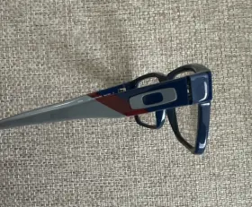 Ox1074-0553 Oakley Junkyard Navy Grey Gray Rectangle Eyeglasses Frames Only