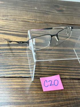Ox3119-0155 Oakley Halfshock Unisex Satin Black Metal Half Rim Eyeglasses Frame