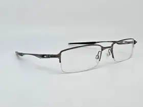 Ox3119-0455 Oakley Halfshock Brushed Chrome Semi Rimless Eyeglasses Frame 55mm