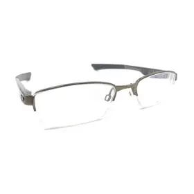Ox3123-0251 Oakley Double Tap Pewter Half Rim Eyeglasses Frames 51-18 140 Ox3123-0251 Oakley Double Tap Pewter Half Rim Eyeglasses Frames 51-18 140