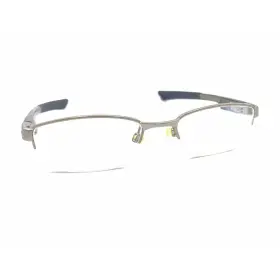 Ox3123-0351 Oakley Double Tap Light Gray Black Half Eyeglasses Frames 51-18 140