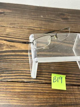 Ox3144-0251 Oakley Spoke 0.5 Pewter Half Rim Rectangular Eyeglasses Frame 140