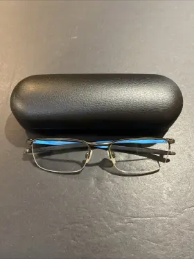 Ox3174-0653 Oakley Barrelhouse 0.5 Eyeglasses Pewter Frames Sky Blue 53-18-139