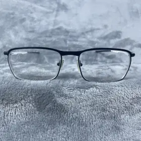 Ox3186-0554 Oakley Conductor Satin Black White Metal Eyeglasses Frames 54-17 137