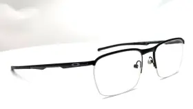Oakley Ox3187-0151 Conductor Satin Black Rectangle Half Rim Mens Eyeglasses 51mm