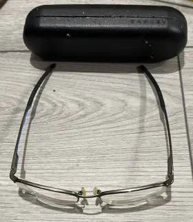 Ox3187-0553 Oakley Conductor 0.5 53mm Pewter Cobalt Half-rim Eyeglasses Frames
