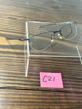 Ox3216-0354 Oakley Socket 5.5 Mens Matte Midnight Half Rim Eyeglasses Frame