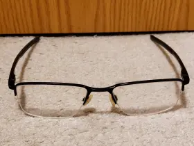 Ox3218-0152 Oakley Socket 5.5 Polished Black Half Eyeglasses Frames 52-18 136