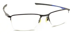 Ox3218-0454 Oakley Socket 5.5 Satin Black Half Rim Eyeglasses Frames 54-18 138 Ox3218-0454 Oakley Socket 5.5 Satin Black Half Rim Eyeglasses Frames 54-18 138
