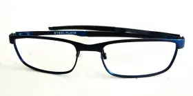 Ox3222-0354 Oakley Steel Plate Eyeglasses Powder Midnight Frames 54-18-141
