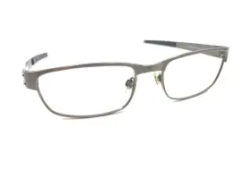 Ox5038-0655 Oakley Metal Plate Brushed Chrome Gray Eyeglasses Frames 55-18 140