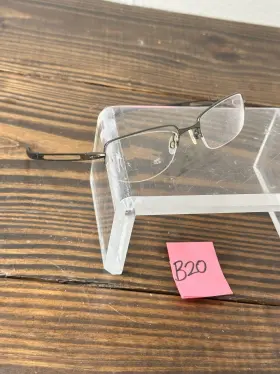 Ox5045-0353 Oakley Frag Unisex Pewter Rectangle Half Rim Eyeglasses Frame 140