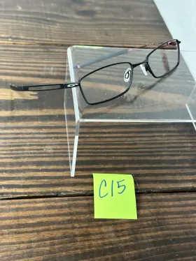 Ox5071-0152 Oakley Coin Mens Black Red Titanium Eyeglasses Frame