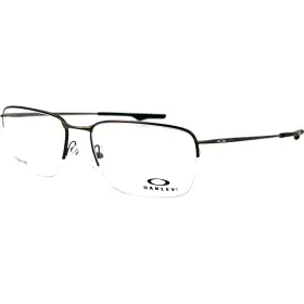 Ox5148-0256 Oakley Wingback Sq Ox5148 Mens Semi Rimless Eyeglass Frame 02 Pewter 56-18