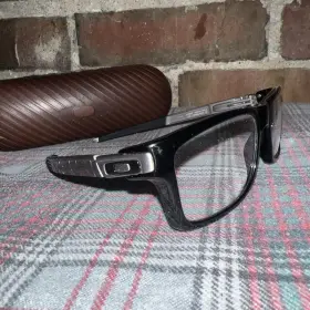 Ox8026-0554 Oakley Currency Glasses Eyeglasses Black Silver- Frames Only With Case
