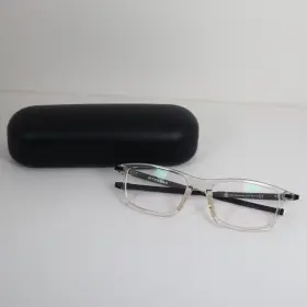 Ox8050-0257 Oakley Eyewear Pitchman Clear Eyeglasses Frames 53-28-140mm Read