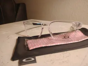 Ox8055-0356 Oakley New Exchange Clear Black Authentic Frames Eyeglasses 56-17