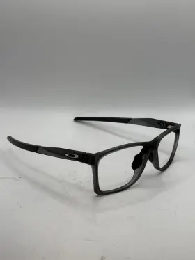 Ox8173-1155 Oakley Ox8106-0150 Satin Grey Smoke Authentic Eyeglasses 55 - 16 With Case