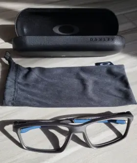 Ox8138-0753 Oakley Chamber Satin Lead Eyeglasses Frames 53-16-133 Metal Arms