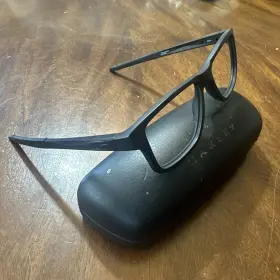 Ox8143-0152 Oakley Chamfer Squared Satin Black Mens Frames Only 52mm With Case