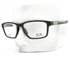 Ox8153-1357 Oakley Metalink Eyeglasses Glasses Satin Black On Green 57mm With Case