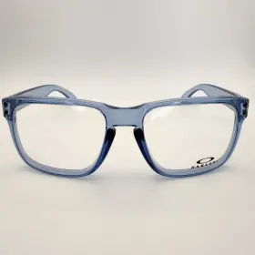 Ox8156-1256 Oakley Holbrook Rx Eyeglass Frames Blue Transparent Square Unisex