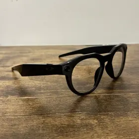 Ox8163-0352 Oakley Meta Hstn Black Glasses - Clear Lens