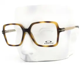 Ox8172-0252 Oakley Ox8172 Sharp Line Eyeglasses Glasses Matte Brown Havana Gold 52mm With Case Ox8172-0252 Oakley Ox8172 Sharp Line Eyeglasses Glasses Matte Brown Havana Gold 52mm With Case