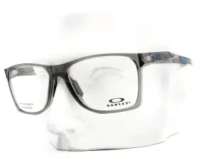 Ox8173-0655 Oakley Activate Eyeglasses Glasses Gloss Gray Smoke Blue 55mm With Case