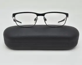 Oy3002-0148 Oakley Steel Plate Xs Satin Black Kids Eyeglasses Frame With Case 48mm Oy3002-0148 Oakley Steel Plate Xs Satin Black Kids Eyeglasses Frame With Case 48mm