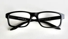 Oy8002-0149 Oakley Crosslink Xs Eyeglasses Black Frame Icons 49-14-122