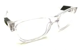 Oy8012-0348 Oakley Top Level Polished Clear Eyeglasses Frames 48-14 129 Youth