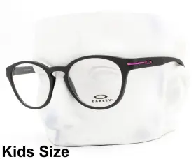 Oy8017-0148 Oakley Youth Fit Round Off Eyeglasses Glasses Black 48mm Kids Size Oy8017-0148 Oakley Youth Fit Round Off Eyeglasses Glasses Black 48mm Kids Size