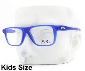 Oy8026-0450 Oakley Youth Fit Bunt Eyeglasses Oy8026-04 Glasses Matte Sea Blue 50mm Kids Size
