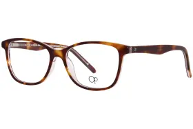 169844-2 Ocean Pacific Tiana Beach Eyeglasses Womens Tortoise Laminate Full Rim 51mm