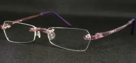1007 Od 4402 Germany C.5 Transparent Lilac Unique Rare Eyeglasses 51-17-140mm