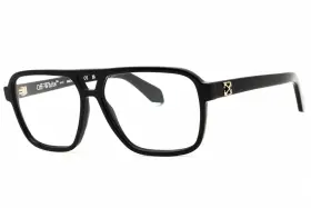 Oerj081s25pla0011000 Off-white Style 81 Eyeglasses Black Frame 59mm