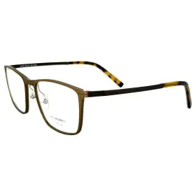 10145o Oga Morel Mens Metal Eyeglass Frame Mg12 Brown 54-18 France