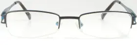 48-18-140 Ogi 3052b Evolution 608 Brown / Blue Metal Eyeglasses Frame Korea New