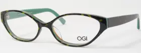 53-15-140 Ogi 9076 Evolution 1492 Tortoise /jungle Green Eyeglasses Frame Japan