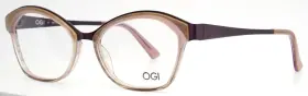 53-17-140 Ogi 9119 Heritage 2192 Lavender Womens Semi Cat Eye Eyeglasses B 40
