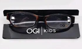 Ok335 Ogi Ok 72 413 Brown Tortoise Unisex Kids Rectangle Full Rim Eyeglasses 45 15 125