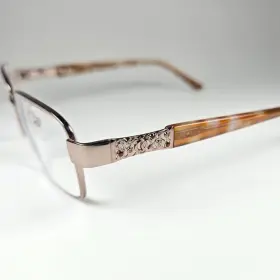 53-17-135 Oleg Cassini Oco361 Nice Eyeglasses Frames 234 Womens Brown Full Rim
