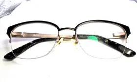 51-18-135 Oleg Cassini Oco416 001 Black Half-rim Womens Eyeglasses Frames
