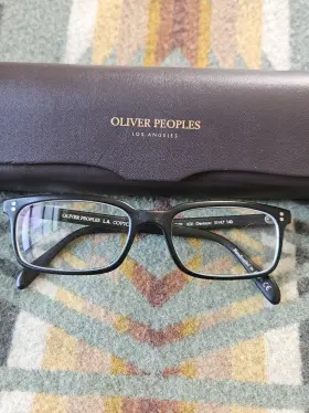 Oliver Peoples 1031 Matt Black Denison Eyeglass Frames