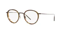 Ov1318t Oliver Peoples 827934482463 Tk-8 5284 48 Antique Gold Espresso Eyeglasses