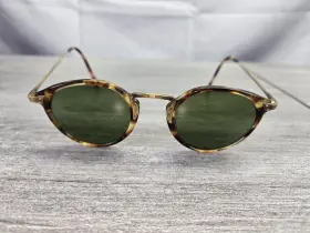 Op-27 Oliver Peoples Sunglasses Original Japan 1992 Ag Tortoise/gold Rare Sz 43